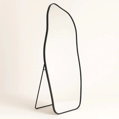 150 x 60 cm Espejo de Cuerpo Entero de Algodón Orgánico con Marco de Aluminio – Oferta Especial