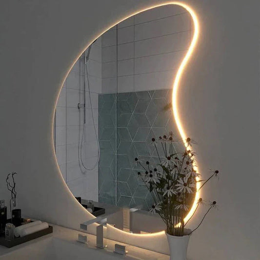 Espejo LED Orgánico Decorativo – Liquidación
