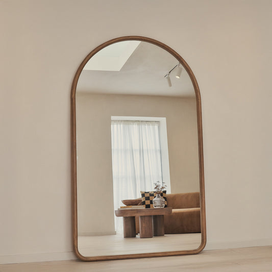 Espejo Amora – Espejo de cuerpo entero extra grande de madera (200 cm x 120 cm)