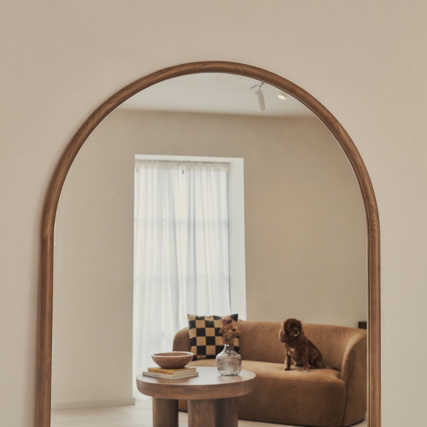 Espejo Amora – Espejo de cuerpo entero extra grande de madera (200 cm x 120 cm)